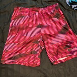 Pink Nike shorts